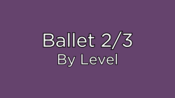 Ballet 2/3 - Spring
