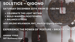 SOLSTICE ~ QIGONG (December 20th, 2025)
