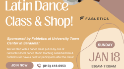 Latin Dance Class & Shop at UTC Sarasota!