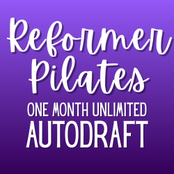 Reformer Pilates: One Month Unlimited AUTODRAFT