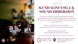 Pop-up Kundalini Yoga & Sound Immersion