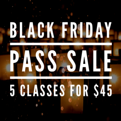Black Friday 5 Class Pass Sale
