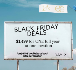 $1499 BLACK FRIDAY 1 YEAR 1 LOCATION
