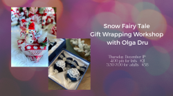 Gift wrapping workshop for children