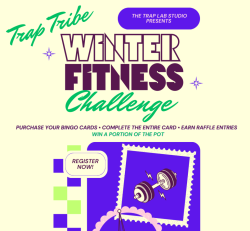 TRAP TRIBE WINTER CHALLENGE BINGO