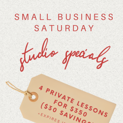 Small Business Saturday Deal : Private Lesson: 4-pack for $350