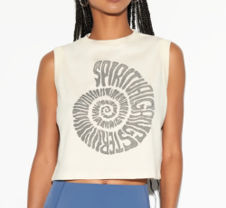 Spiritual Gangster Shell Crop Tank