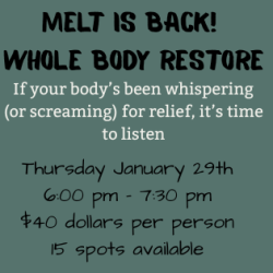 Melt: Whole Body Restore Workshop with Amanda Yue