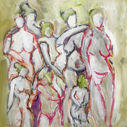 Sketching a Crowd: Overlapped Figure Studies Recordings