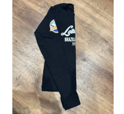 Kids Classic Lotus Club Shirt (Long Sleeve) Black Friday Deal