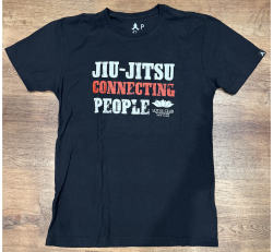 Adults Connecting People T-Shirt (Black) Black Friday Deal
