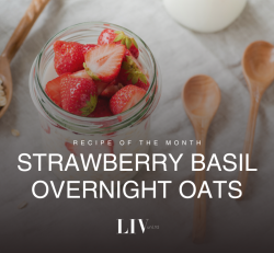 Strawberry Basil Overnight Oats