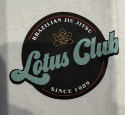 Kids Lotus Club T-Shirt (White/ Teal Font) Black Friday Deal