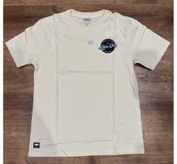 Kids Lotus Club T-Shirt (Tan/ Teal Font) Black Friday Deal