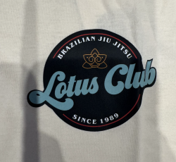 Kids Lotus Club T-Shirt (Tan/ Teal Font) Black Friday Deal
