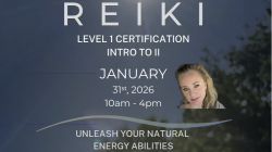 Reiki Certification ~ I (Intro to II)