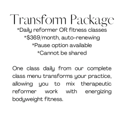 Transform: Daily Class