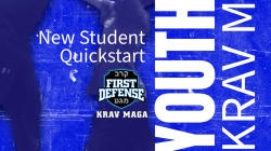 Youth Krav Maga - New Student Quickstart