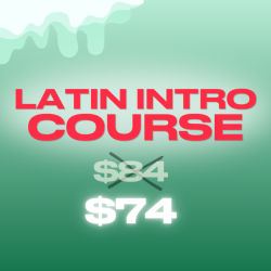 Christmas Deal 2025: Latin Intro Course