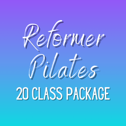 Reformer Pilates - 20 Class Package
