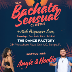 Level 1 & 2: Bachata Sensual Classes w/Julio & Angie!