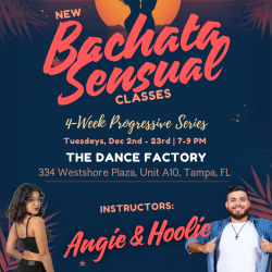 Level 1: Bachata Sensual Classes w/Julio & Angie!