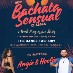 Level 2: Bachata Sensual Classes w/Julio & Angie!
