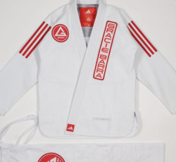 III Stripes Kimono by adidas - White