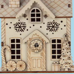 1 Adults, 1 Child for Winter Village House Painting Night