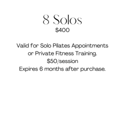 8 Solo Appts
