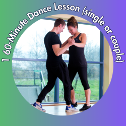 1 Dance Lesson for Single or Couple (60 Minutes)
