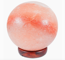 3003 Crafted Himalayan Salt Lamp, Globe Medium (7")