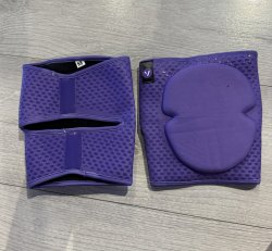 Purple Grip Knee Pads
