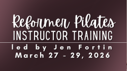 Reformer Pilates Instructor Training