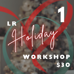 1 HOLIDAY WORKSHOP $30