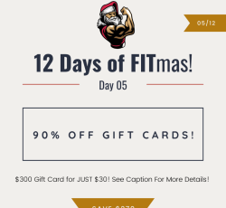 $300 Gift Card for $30!