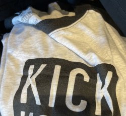 Black/Gray Unisex 3/4 Sleeve