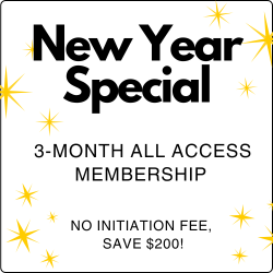New Year Special - 3 Month All Access Membership (no initiation fee)