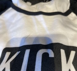 Black and White Ladies 3/4 Sleeve