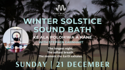 Winter Solstice Sound Bath: Ke Ala Polohiwa a Kāne -- Bring Your Own Yoga Mat