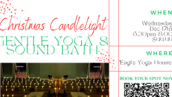 Christmas Candelight Gentle Yoga and Sound Bath