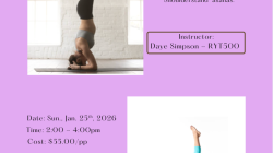 Inversion Workshop (Headstand & Shoulderstand)