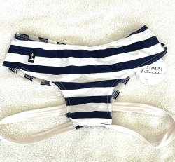 Navy Stripe Sway Polewear Bottoms (XS)