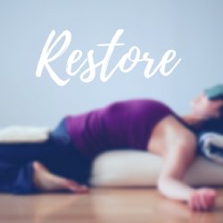 Restorative Yoga for a Guest
