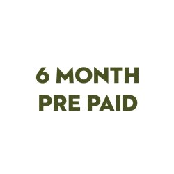 6 Month Pre-Paid Membership