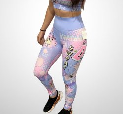 Lavender Retro Leggings