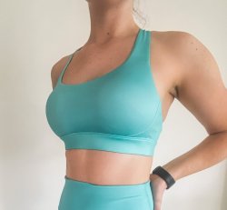 Sweet Mint Cream Sports Bra