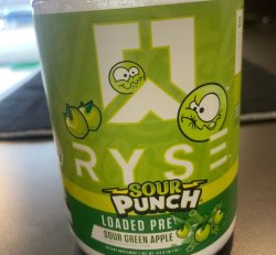 Ryse Loaded PreWorkout - Sour Punch Green Apple