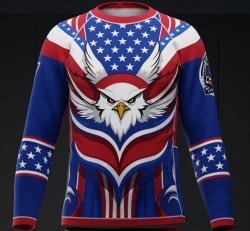 KIDS LONG SLEEVE FIRST ROLL JIU JITSU GEAR AJJA Rashguard (KIDS)