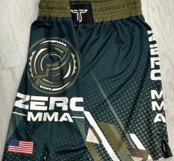 Zero MMA Green Shorts